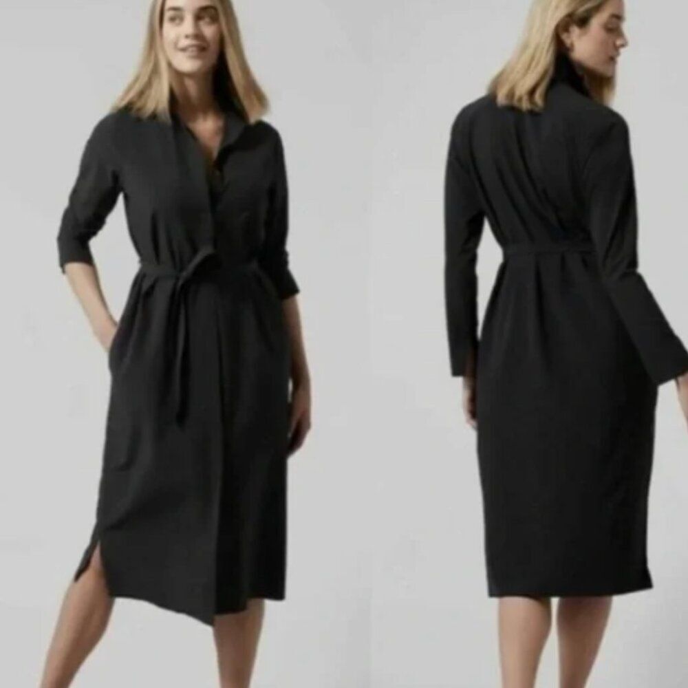 ATHLETA Urbanite Midi Dress Black Size XS
